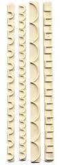 Fondant Straight Frill Cutter Set three, 9-12