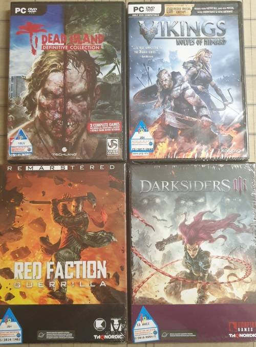 PC Game Bundle - PC DVD Rom (Brand new factory sealed)