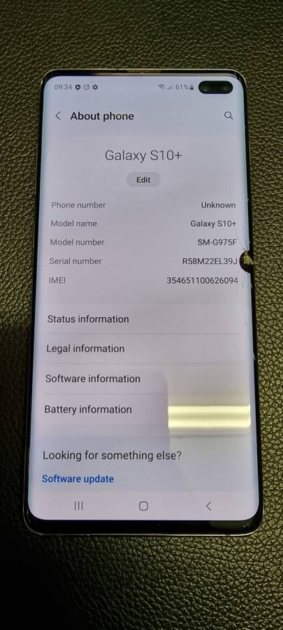 Samsung Galaxy S10+ (Please have a look at pictures and information provided)