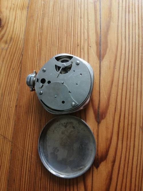 Vintage New Haven Popeye Character dollar pocket watch 1935, working but needs a service