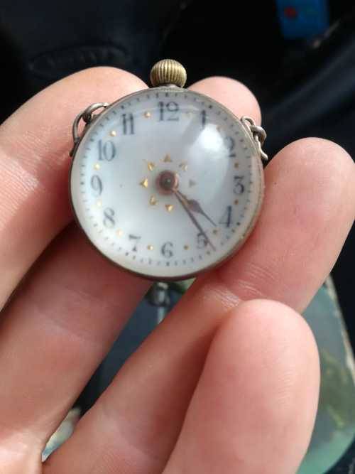 Antique and Rare Round Glass MECHANICAL watch
