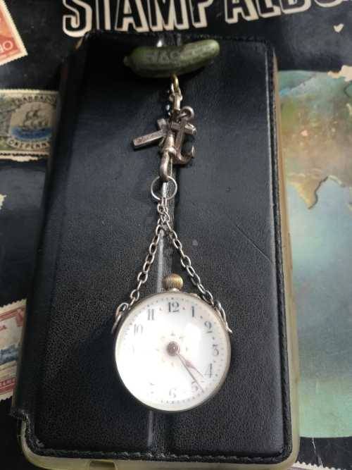 Antique and Rare Round Glass MECHANICAL watch
