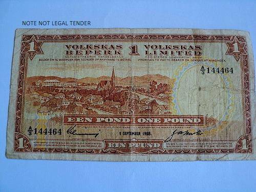 1958 ONE POND VOLKSKAS LIMITED  NOTE PRIFEX- A/3