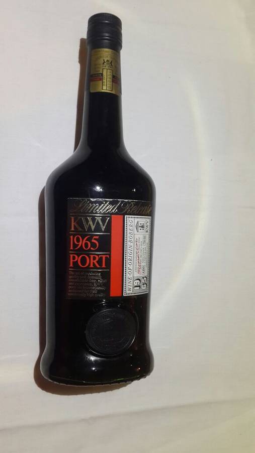 KWV 1965 Port Limited release (Must need for collection) Excellent Xmas gift