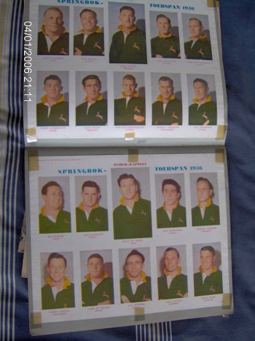 1956 Rugby Scrap book ( See scans )