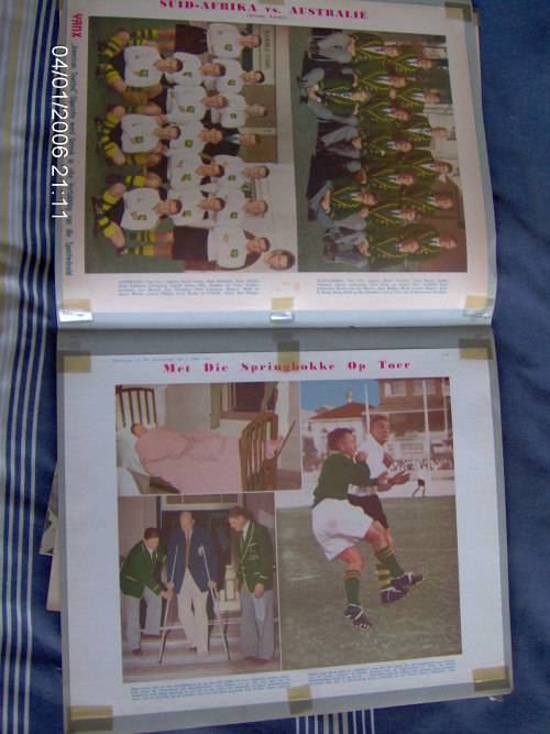 1956 Rugby Scrap book ( See scans )