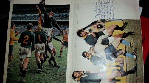 Homemade Rugby Scrap Book