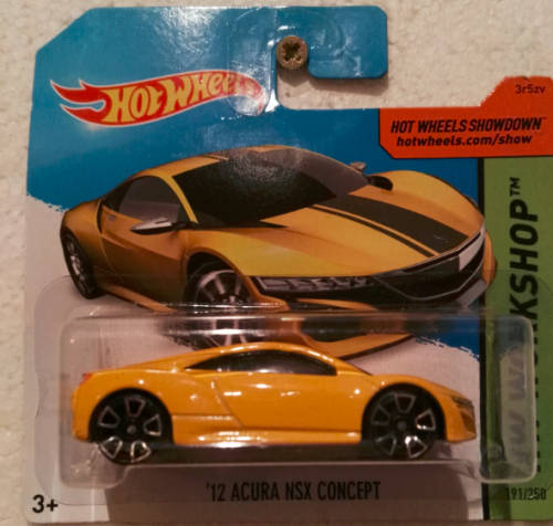 Hot Wheels '12 Acura Yellow
