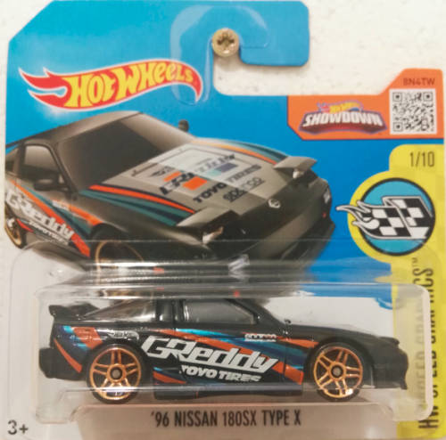 Hot Wheels '96 Nissan 180SX Black