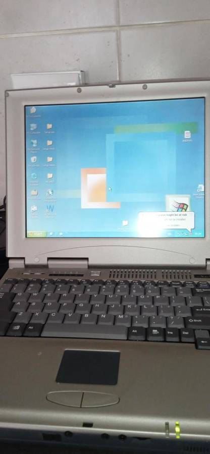 Mecer Vintage laptop over 23 Years old