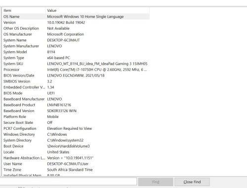 Lenovo IdeaPad Gaming 3 Notebook PC - Core i7-10750H / 15.6` FHD 120Hz / 8GB RAM / 256GB SSD + 1TB H
