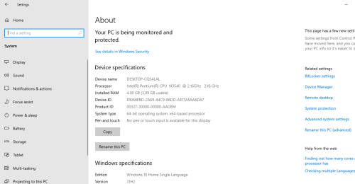 HP 250G3  Laptop COMPUTER - SEMI WORKING CONDITION - Please read
