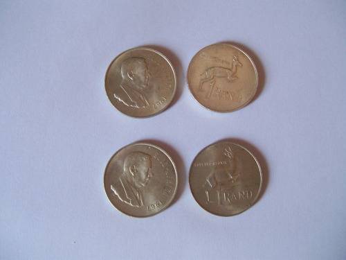 FOR JonDav0614 ONLY * 1967 Silver One Rand * 80% Silver. Lot of 4.