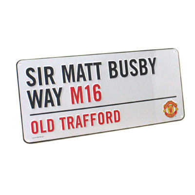 Manchester United F.C. Street Sign