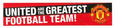 Manchester United FC Window Sticker