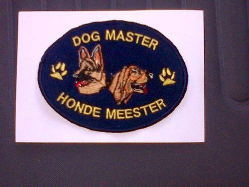 SA Police K9 Dog Master Patch