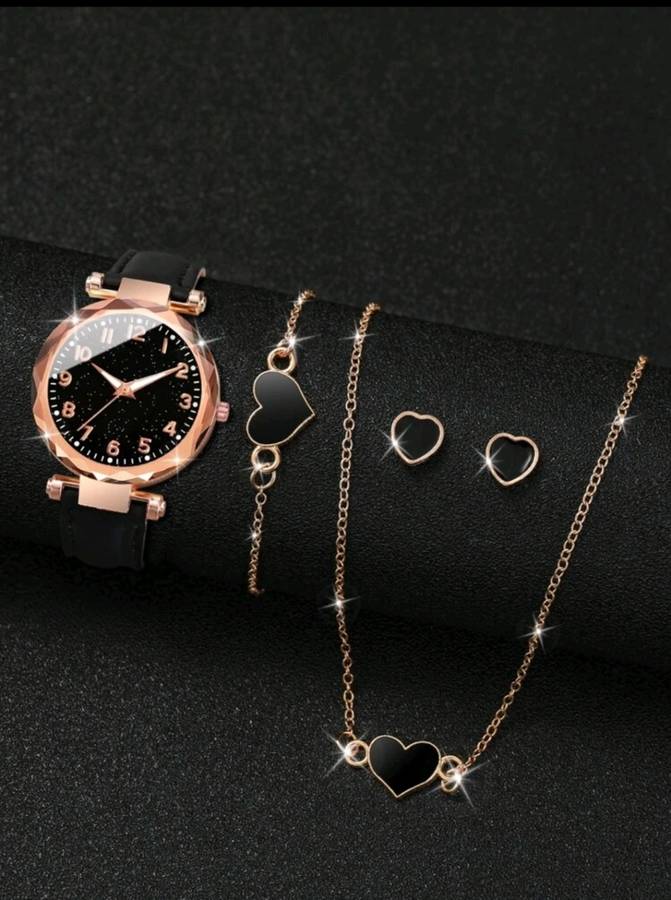 5pc luxurious Fashionable Quartz Watch set