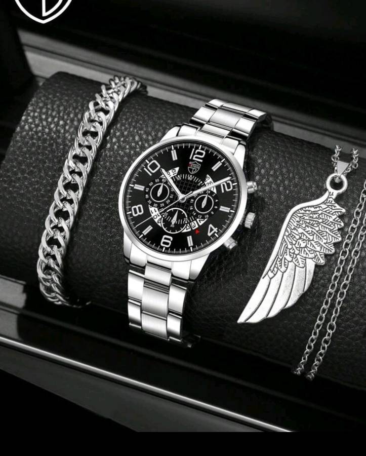 3pc luxurious business Fashionable Quartz Watch set