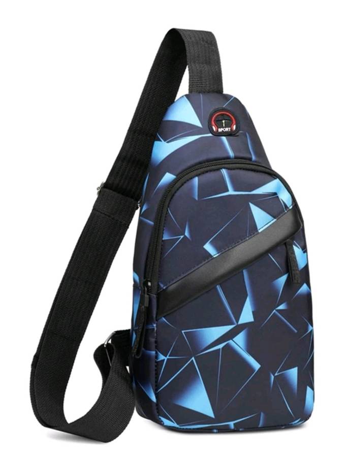 Korean chest bag men`s fashion camouflage men`s satchel shoulder bag Crossbody bag. Bought in Dubai