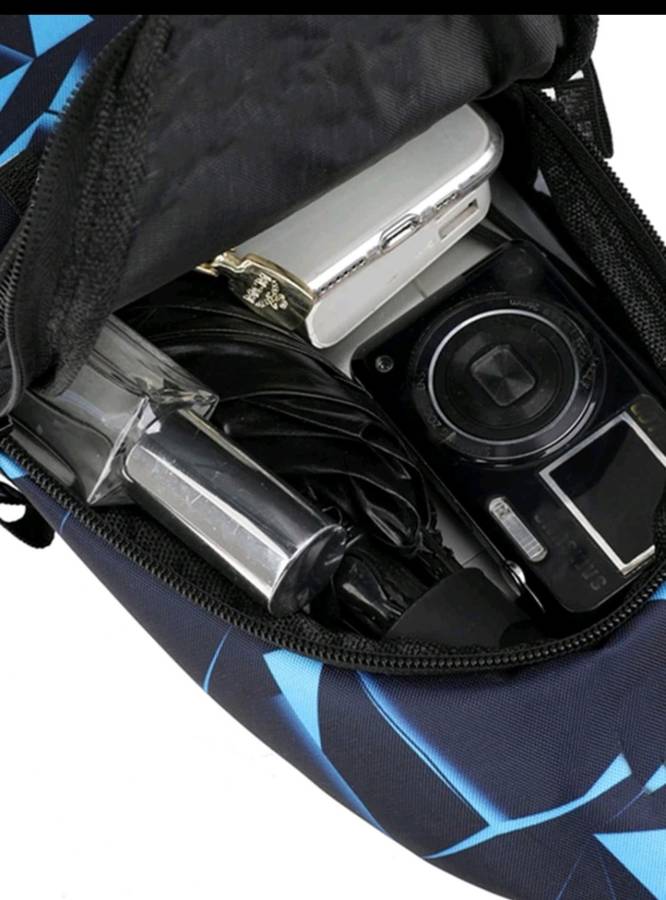 Korean chest bag men`s fashion camouflage men`s satchel shoulder bag Crossbody bag. Bought in Dubai