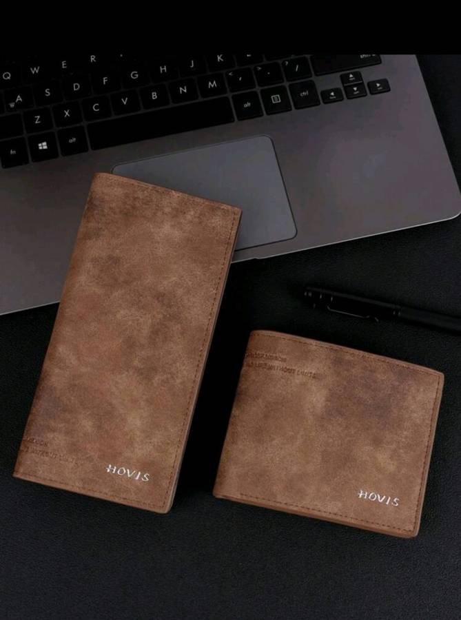 Wow amazing luxurious 2pc wallet Men`s leather hovis 2 Piece Wallet set