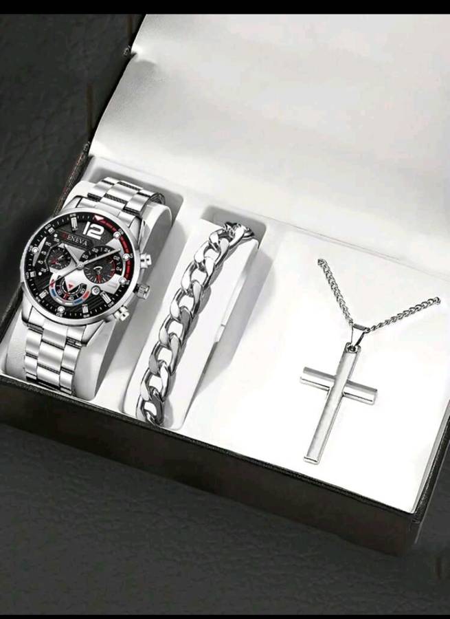 3pc luxurious woman Quartz Watch set