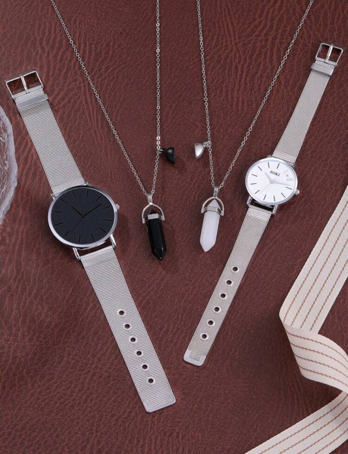 Wow amazing luxurious couple Quartz Watch wats set