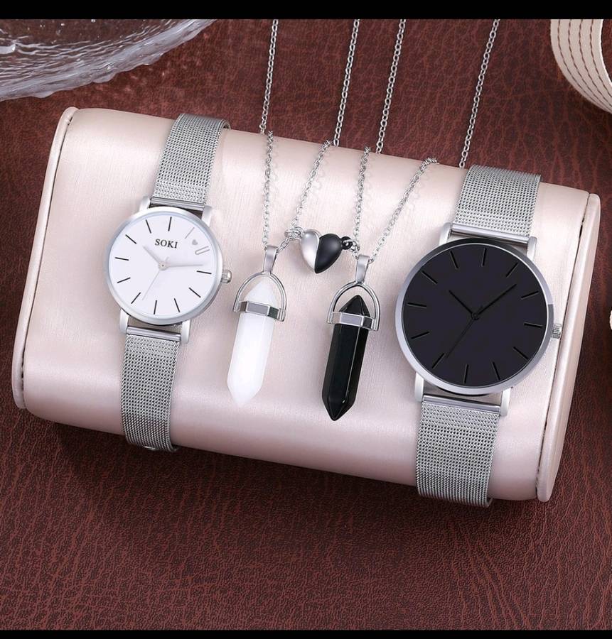 Wow amazing luxurious couple Quartz Watch wats set