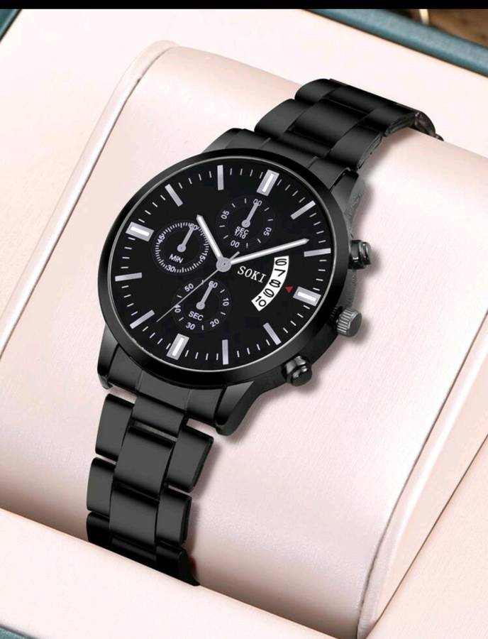 Wow amazing luxurious Men`s 3pcs Quartz Watch set
