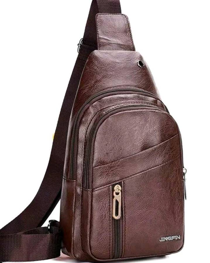 Wow amazing luxurious Men`s leather (P) cross body sling bag