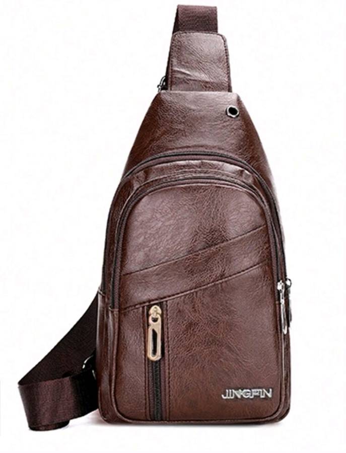 Wow amazing luxurious Men`s leather (P) cross body sling bag