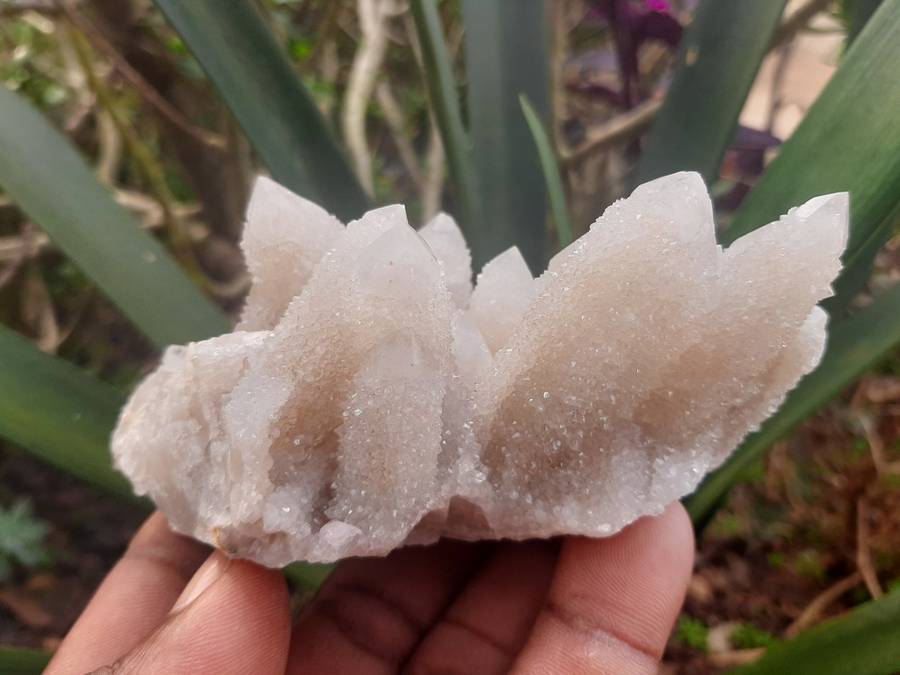 WHITE SPIRIT QUARTZ  CLUSTER 0.320grams