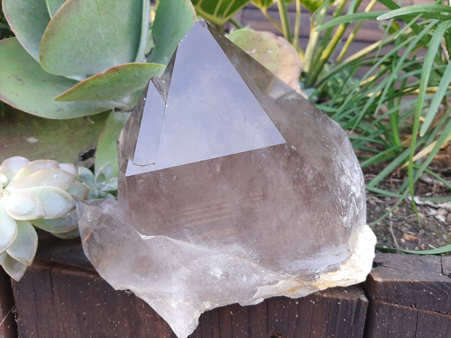 SMOKEY QUARTZ CRYSTAL  2.870kg