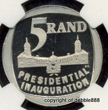 !!! PRESIDENTIAL INAUGURATION R5 1994 - PF68 Ultra Cameo !!! 3RD HIGHEST GRADE !!!