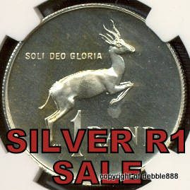 SILVER 1 RAND SALE !!!!! ***1976 - PF64 Cameo !!!
