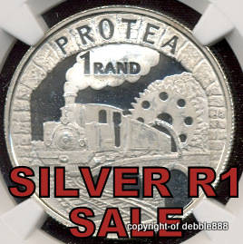 SILVER 1 RAND SALE !!! 1995 Railway Centenary - PF66 ULTRA CAMEO !!!