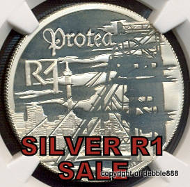 SILVER 1 RAND SALE !!! 1999 Mine Tower - PF69 UC - 2ND HIGHEST !!! ONLY 3 BETTER - Only 2,617 proofs