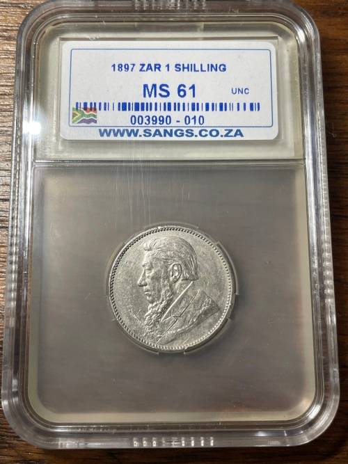 1897 1 Shilling MS61