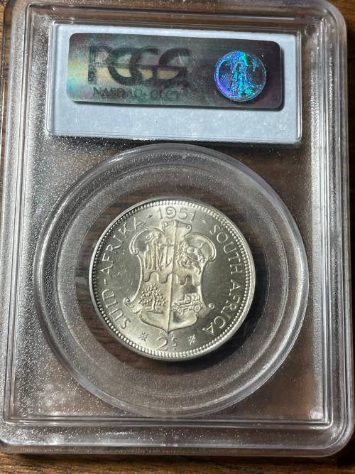 1951 2 shilling PCGS MS64 brilliant uncirculated