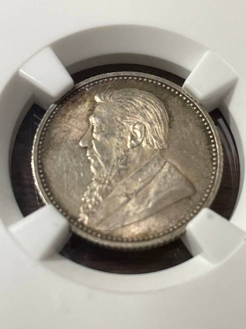 1892 ZAR 6P NGc graded Ms62