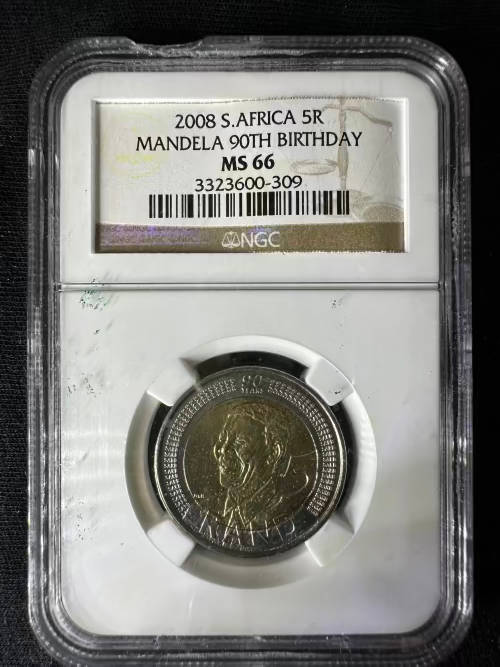 2008 Birthday NGC  graded *MS66 * cracked slab on top