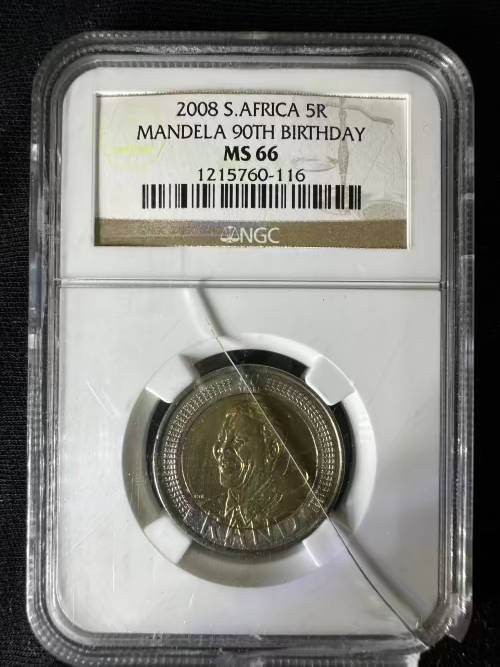 2008 Birthday NGC  graded *MS66 * cracked slab
