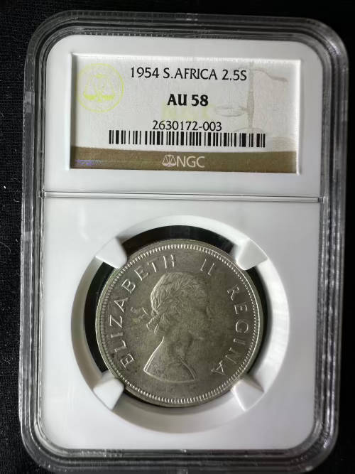 1954 * 2 shilling * Au58