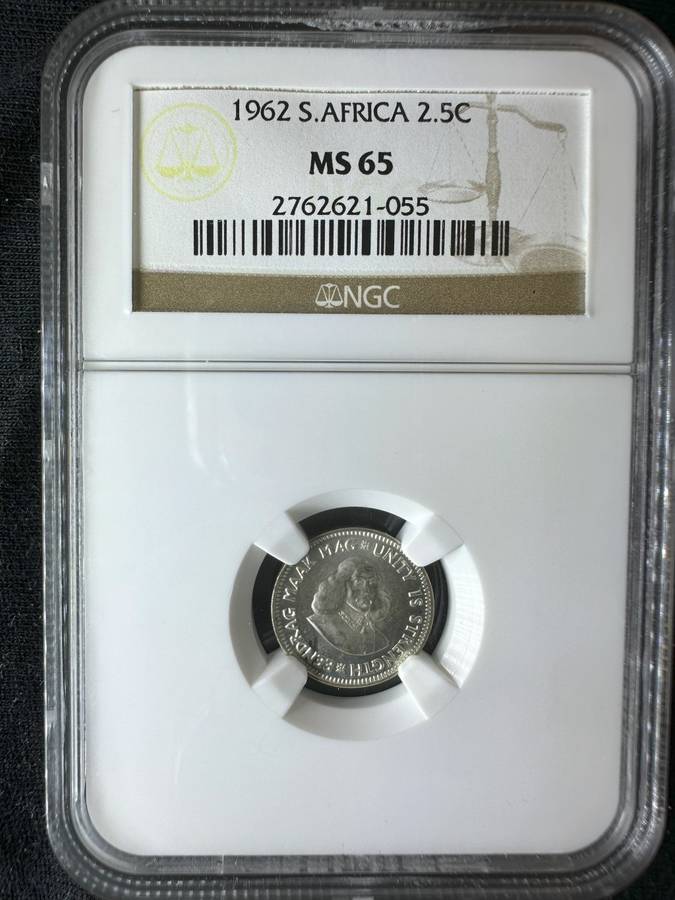 1962***2.5C***MS65***scarce mintage