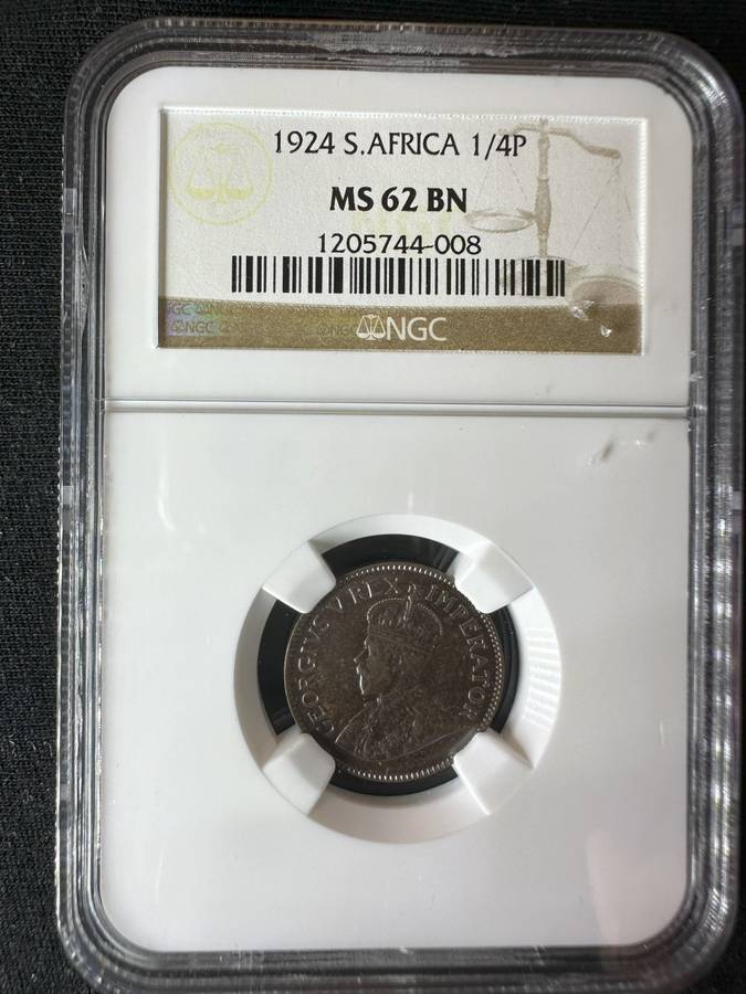 1924***1/4P***MS62BN***Buy your coins graded