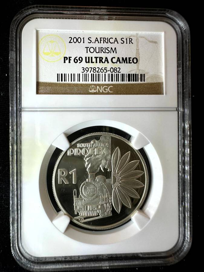 2001***Silver R1***Tourism PF69***NGC second highest grade