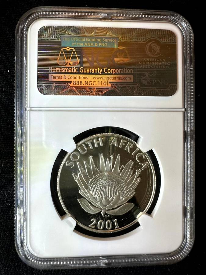 2001***Silver R1***Tourism PF69***NGC second highest grade