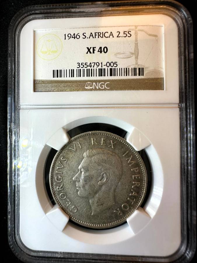 1946***2.5S Mintage of 11 388***XF40***NGC