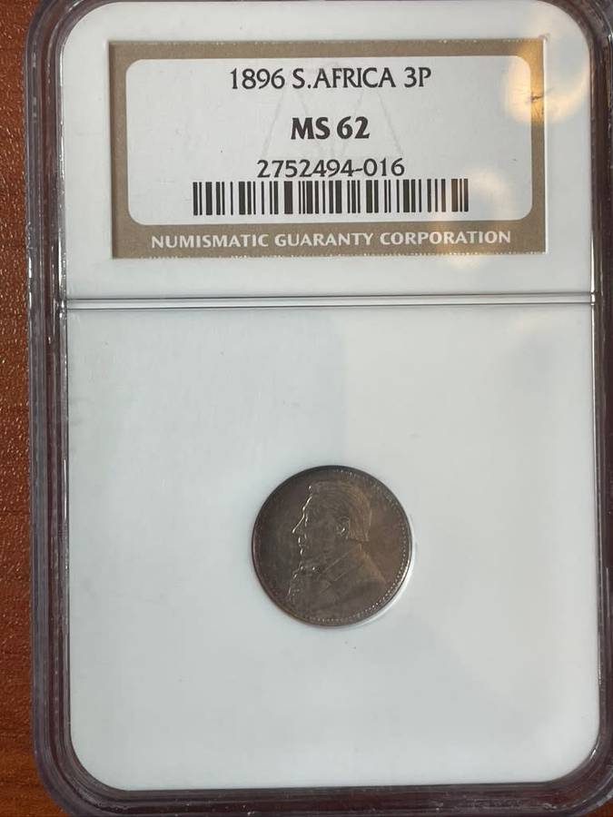 1896  ***  3P  ***  MS62  ***  Top grade *** buy them while they are still available