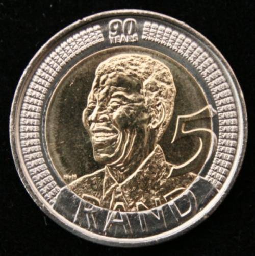 *** 100 x Uncirculated Birthday Mandela Coins in plastic pockets ***